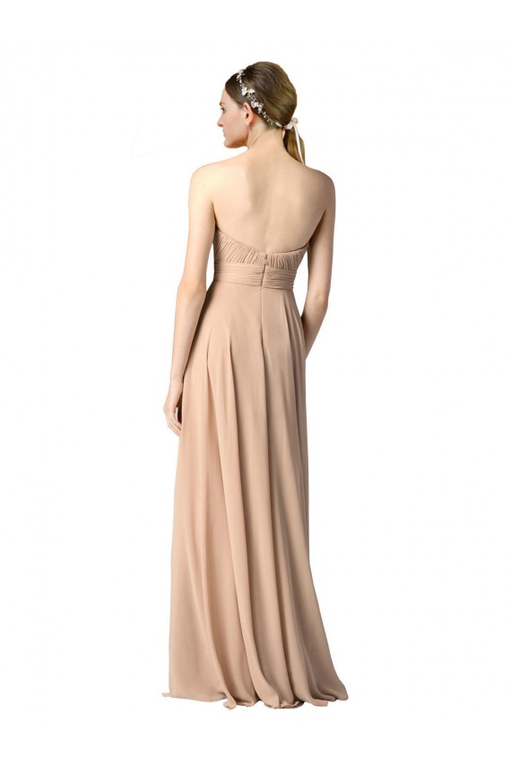 Sleeveless Dark Navy Open Back A-Line Sweetheart Evening Dress / Bridesmaid Dress Maidstone