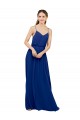 Sleeveless Royal Blue A-Line Spaghetti Straps Bridesmaid Dress / Evening Dress Maidstone