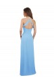 Sleeveless Periwinkle Open Back A-Line Spaghetti Straps Bridesmaid Dress Maidstone
