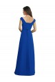 Sleeveless Royal Blue A-Line V-Neck Bridesmaid Dress / Evening Dress Maidstone