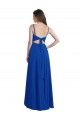 Sleeveless Royal Blue Open Back A-Line Spaghetti Straps High Low Bridesmaid Dress Maidstone