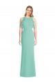 Sleeveless Jade Open Back Mermaid Jewel Neck Bridesmaid Dress Maidstone