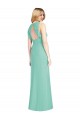 Sleeveless Jade Open Back Mermaid Jewel Neck Bridesmaid Dress Maidstone