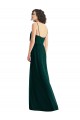 Sleeveless Ever Green Low Back A-Line V-Neck Semi Formal Evening Dress / Bridesmaid Dress Maidstone