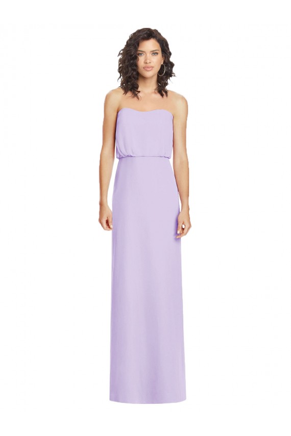 Sleeveless Lilac Low Back A-Line Sweetheart Formal Dress / Bridesmaid Dress Maidstone