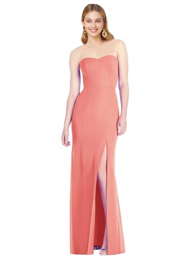 Sleeveless Desert Rose Trumpet Sweetheart Bridesmaid Dress Maidstone