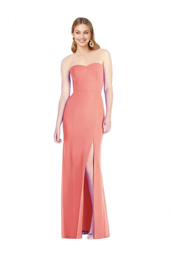 Sleeveless Desert Rose Trumpet Sweetheart Bridesmaid Dress Maidstone