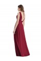 Sleeveless Sea Glass Tie Back A-Line V-Neck Bridesmaid Dress Maidstone