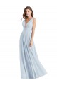 Sleeveless Sea Glass Tie Back A-Line V-Neck Bridesmaid Dress Maidstone