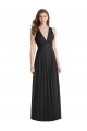 Sleeveless Black Criss Cross Back A-Line V-Neck Bridesmaid Dress Maidstone