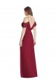 Cold Shoulder Royal Blue V-Back Trumpet Spaghetti Straps Semi Formal Evening Dress / Bridesmaid Dress Maidstone