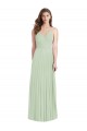 Cold Shoulder Sage Trumpet Spaghetti Straps Semi Formal Evening Dress / Bridesmaid Dress Maidstone