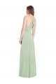 Cold Shoulder Sage Trumpet Spaghetti Straps Semi Formal Evening Dress / Bridesmaid Dress Maidstone
