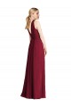 Sleeveless Royal Blue V-Back A-Line Halter Neck Bridesmaid Dress Maidstone