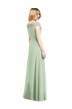 Sleeveless Sage Trumpet Off the Shoulder Bridesmaid Dress Maidstone