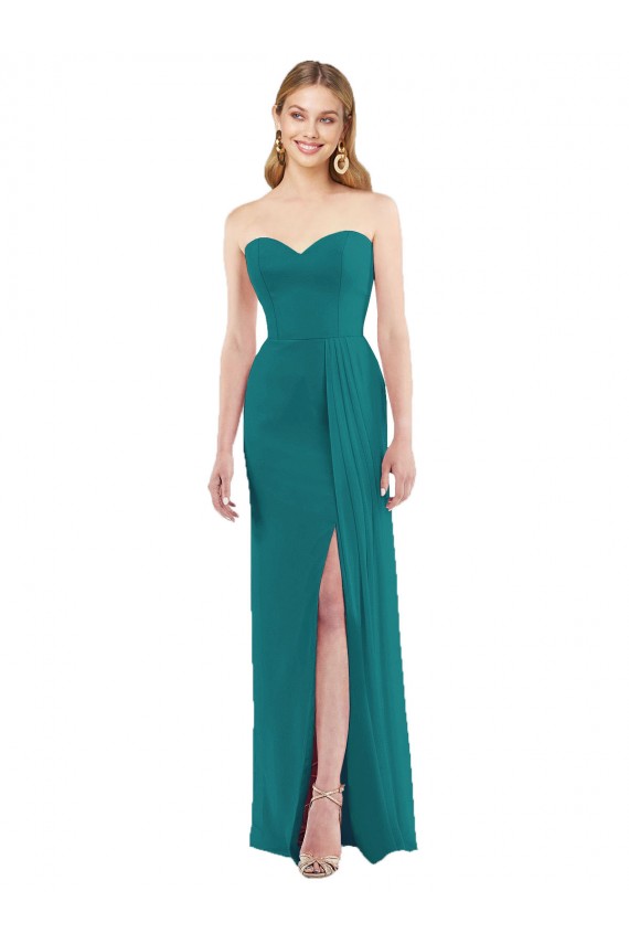 Sleeveless Hunter Trumpet Sweetheart Bridesmaid Dress Maidstone