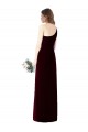 Sleeveless Dark Green Trumpet One Shoulder Bridesmaid Dress Maidstone