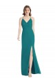 Sleeveless Hunter Criss Cross Back Mermaid Spaghetti Straps Bridesmaid Dress Maidstone