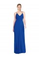 Sleeveless Royal Blue Criss Cross Back A-Line Spaghetti Straps Formal Dress / Bridesmaid Dress Maidstone