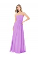 Sleeveless Violet A-Line Strapless Bridesmaid Dress Maidstone