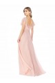 Cap Sleeves Pink A-Line Square Neck Formal Dress / Bridesmaid Dress Maidstone