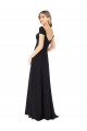 Cap Sleeves Black A-Line Sweetheart Bridesmaid Dress Maidstone