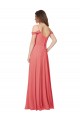 Sleeveless Desert Rose Low Back A-Line Off the Shoulder Bridesmaid Dress Maidstone