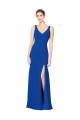 Sleeveless Royal Blue Low Back Sheath Sweetheart Bridesmaid Dress / Evening Dress Maidstone