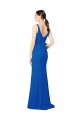 Sleeveless Royal Blue Low Back Sheath Sweetheart Bridesmaid Dress / Evening Dress Maidstone