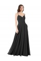 Sleeveless Black Open Back A-Line Sweetheart Formal Dress / Bridesmaid Dress Maidstone