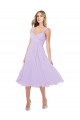 Sleeveless Lilac A-Line Sweetheart High Low Bridesmaid Dress Maidstone