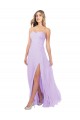 Sleeveless Lilac A-Line Chiffon Sweetheart Bridesmaid Dress Maidstone