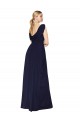 Sleeveless Dark Navy A-Line V-Neck Formal Evening Gown / Prom Dress / Bridesmaid Dress Maidstone