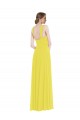 Sleeveless Yellow A-Line Spaghetti Straps Semi Formal Evening Dress / Bridesmaid Dress Maidstone