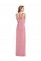Sleeveless Skin Pink Open Back A-Line Halter Neck Semi Formal Evening Dress / Bridesmaid Dress Maidstone