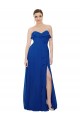 Sleeveless Royal Blue A-Line Sweetheart Bridesmaid Dress Maidstone