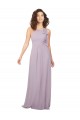 Sleeveless Pink Glow Keyhole Back A-Line Halter Neck Bridesmaid Dress / Evening Dress Maidstone