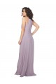 Sleeveless Pink Glow Keyhole Back A-Line Halter Neck Bridesmaid Dress / Evening Dress Maidstone