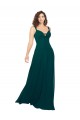Sleeveless Hunter Low Back A-Line V-Neck Bridesmaid Dress Maidstone