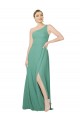 Sleeveless Icelandic Silver A-Line One Shoulder Bridesmaid Dress Maidstone