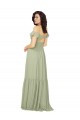 Cold Shoulder Saffron Keyhole Back A-Line V-Neck Bridesmaid Dress Maidstone