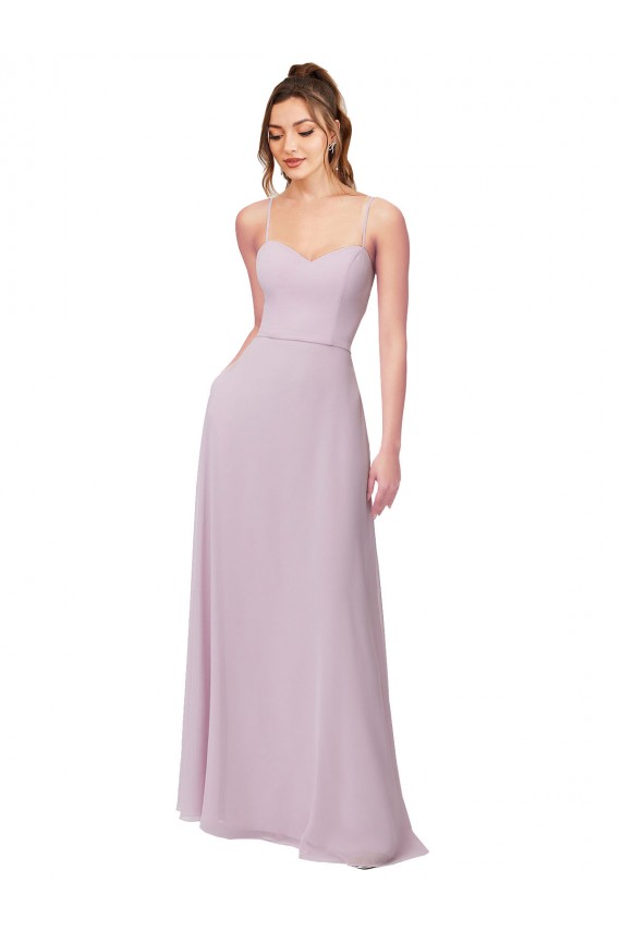 Sleeveless Pink Glow A-Line Sweetheart Bridesmaid Dress Maidstone