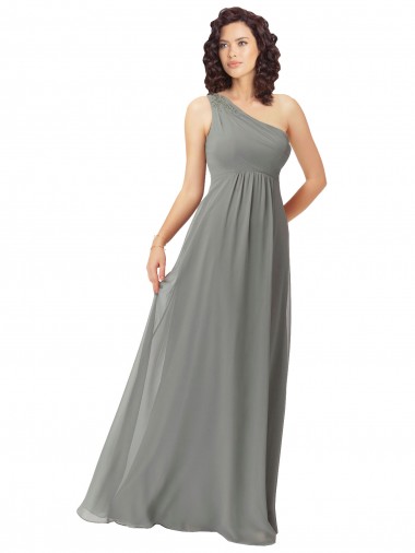 Sleeveless Wisteria A-Line One Shoulder Bridesmaid Dress Maidstone