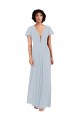 Cap Sleeves Sea Glass A-Line V-Neck Bridesmaid Dress / Formal Dress Maidstone
