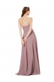 Sleeveless Grape Low Back A-Line Strapless Formal Dress / Bridesmaid Dress Maidstone
