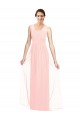Sleeveless Pink A-Line V-Neck Bridesmaid Dress Maidstone