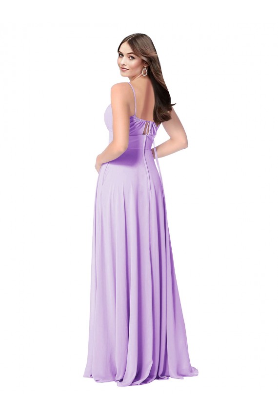 Sleeveless Lilac A-Line Scoop Neck Bridal Party Dress Maidstone