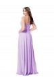 Sleeveless Lilac A-Line Scoop Neck Bridal Party Dress Maidstone