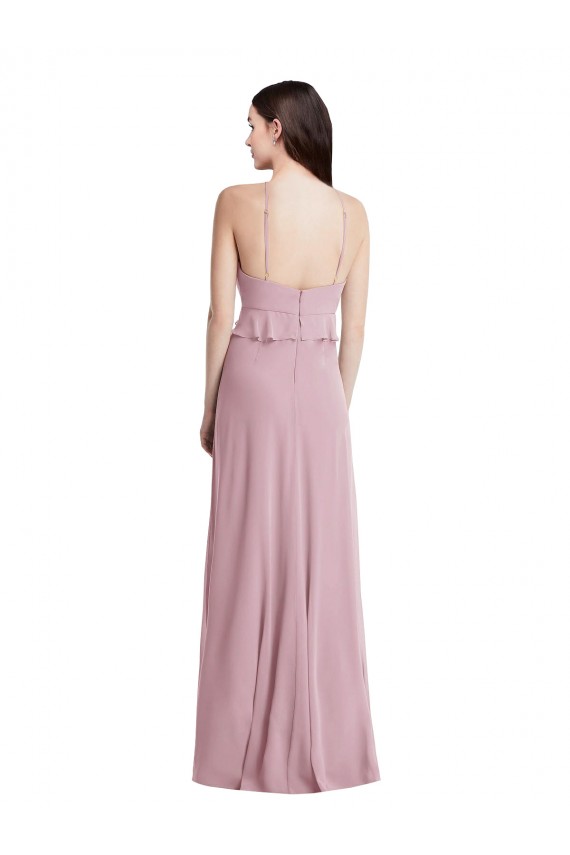 Sleeveless Primrose Low Back A-Line Halter Neck Bridesmaid Dress / Evening Dress Maidstone
