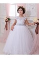 Cap Sleeves Ivory Ball Gown Sweetheart Flower Girl Dresses Maidstone
